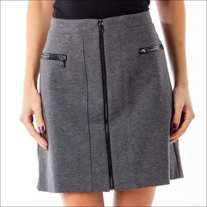 White House Black Market / Grey Mini Skirt SZ 10